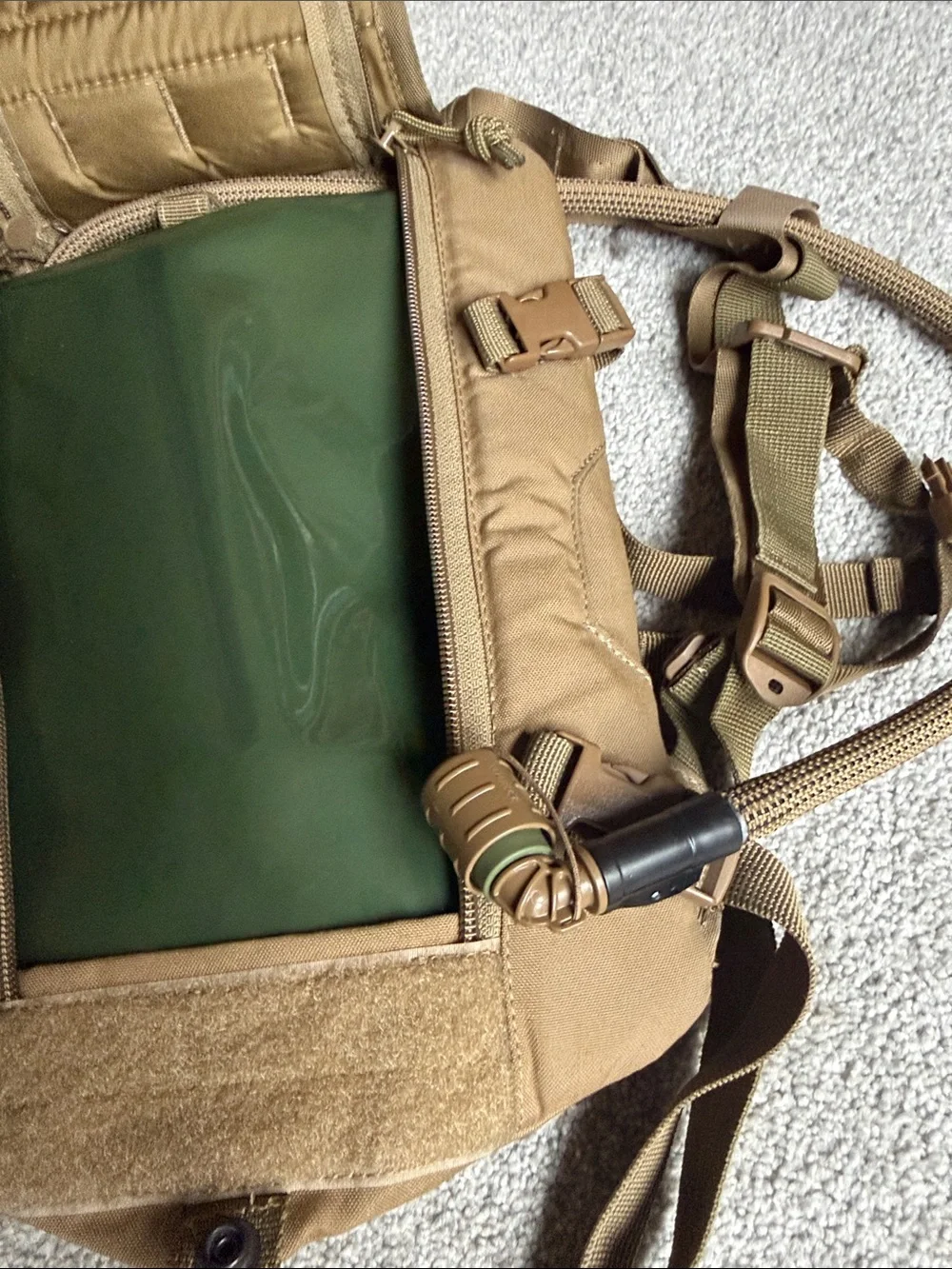 Hydration Pack Backpack in Coyote Brown